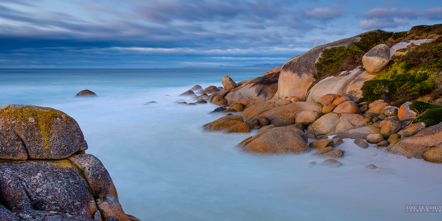 photograph of Bay of Fires sunrise