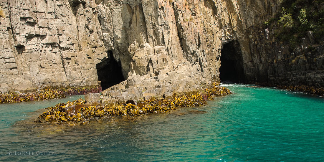 photograph of Sea caves on Bruny Island