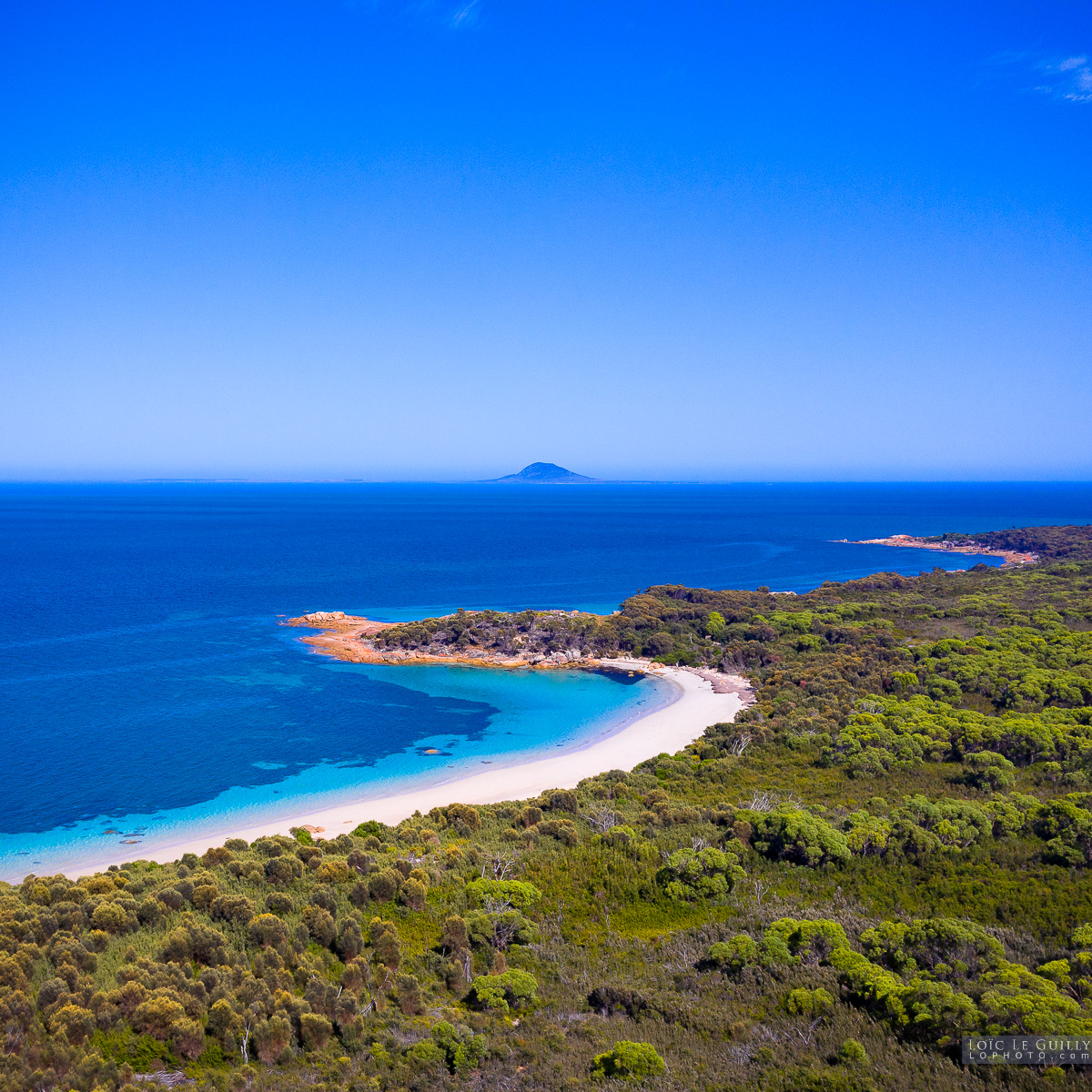 photograph of Flinders Island coast
