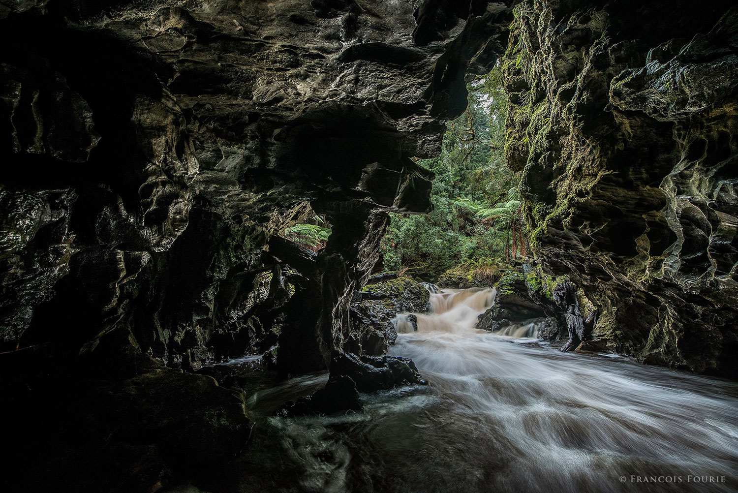 photograph of Tarkine cave