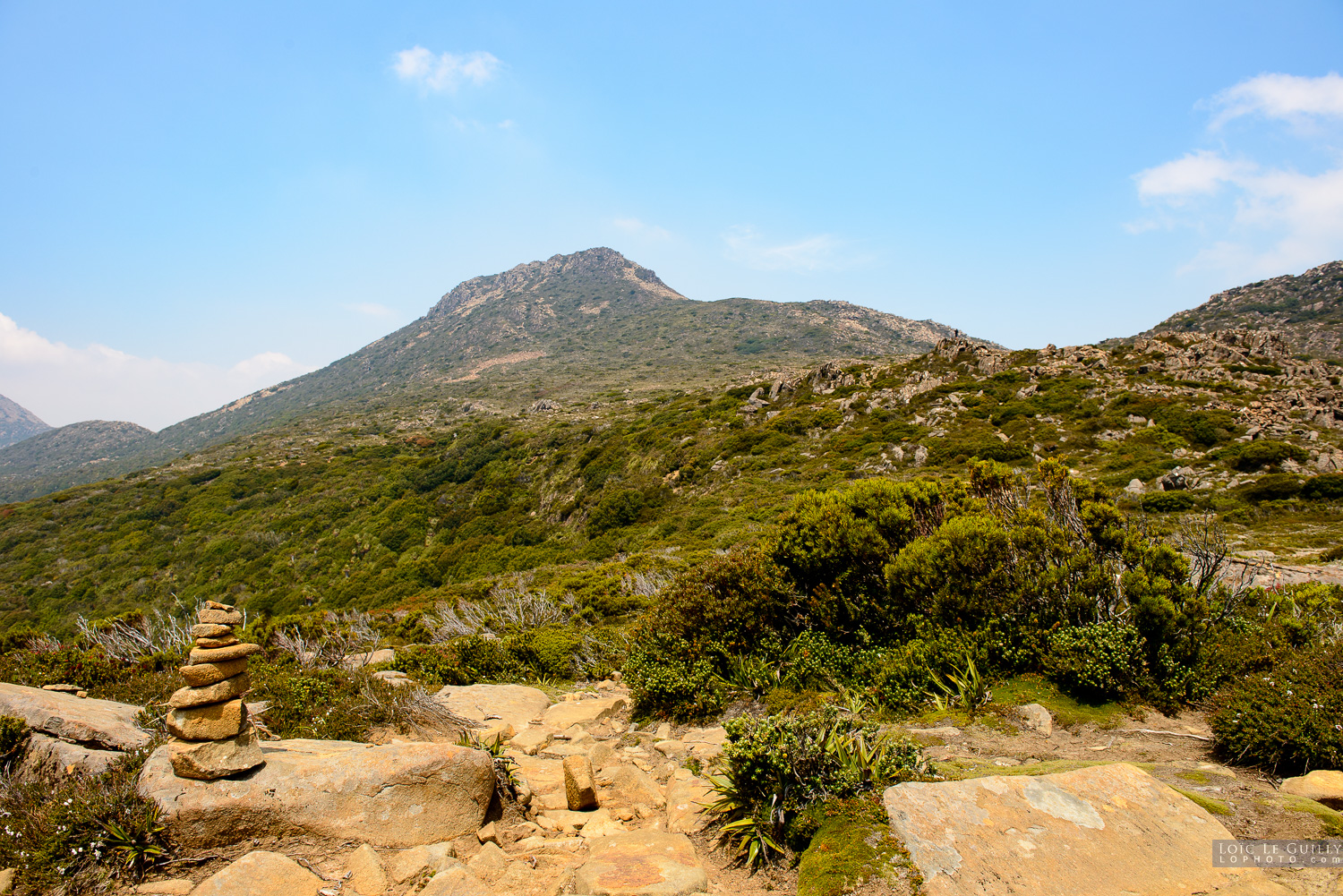 photograph of Hartz Peak from Hartz Pass