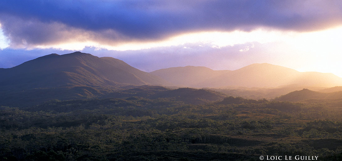 photograph of Sunset over the Tarkine from the Road to Nowhere