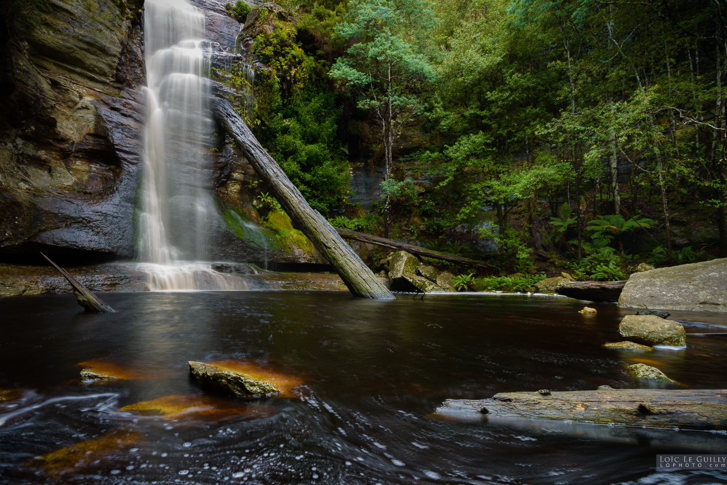 photograph of Snug Falls