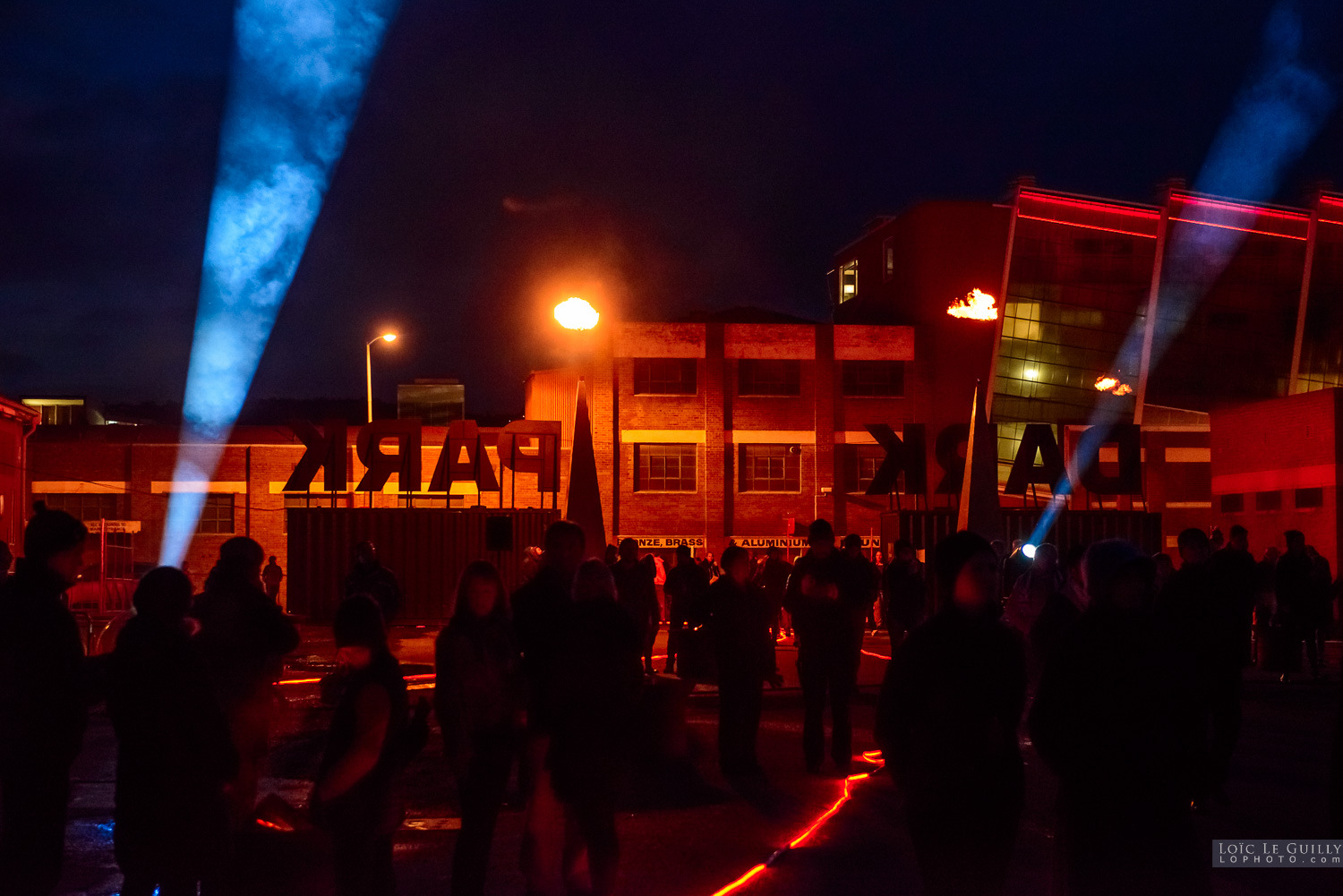 photograph of Dark Park beams