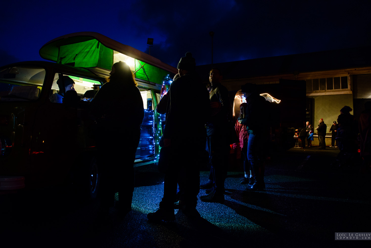 photograph of Dark Park food stall