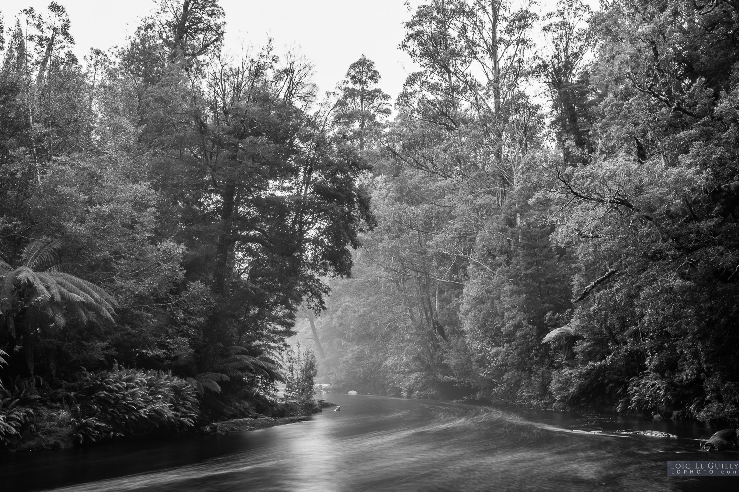 photograph of Rain over the Styx river