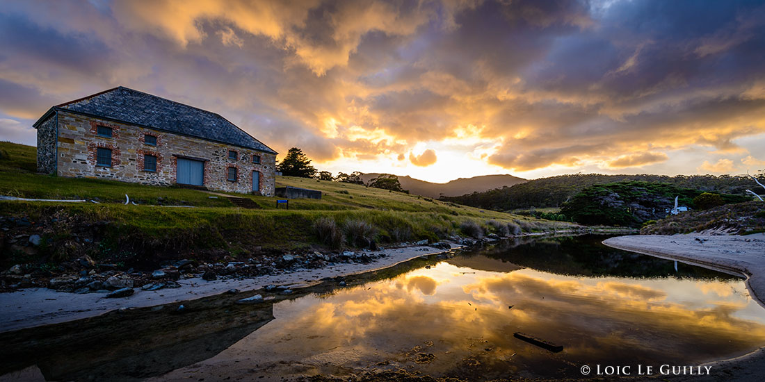 photograph of Maria Island sunrise