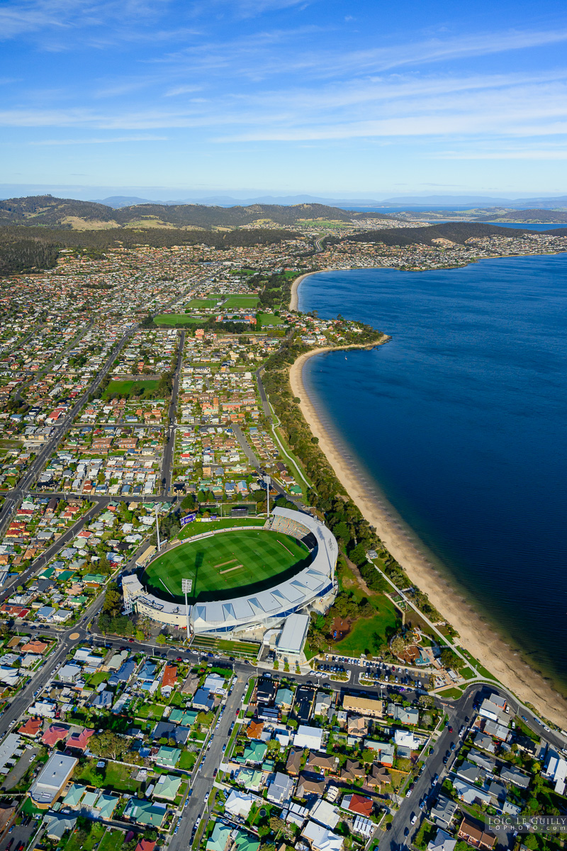photograph of Bellerive Oval from the air