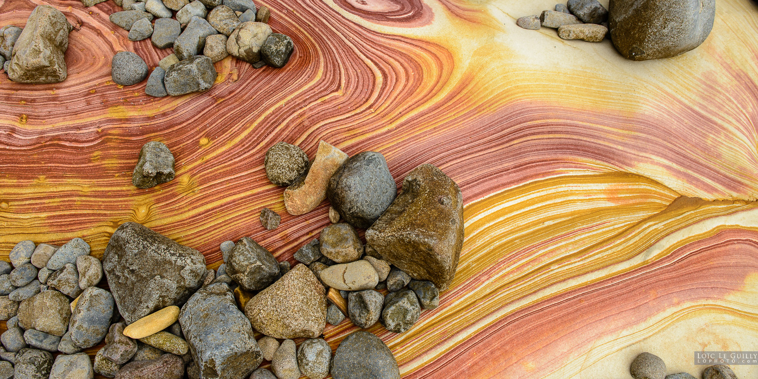 photograph of Sandstone patterns, Maria Island