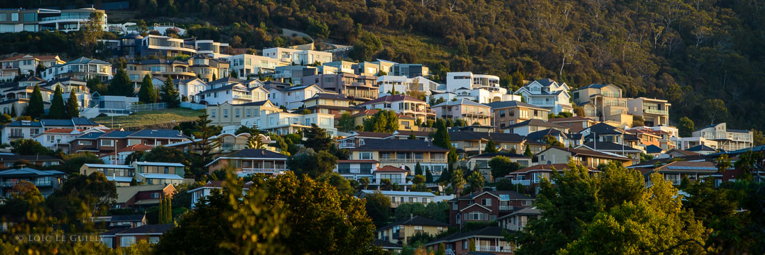 photograph of Sandy Bay houses