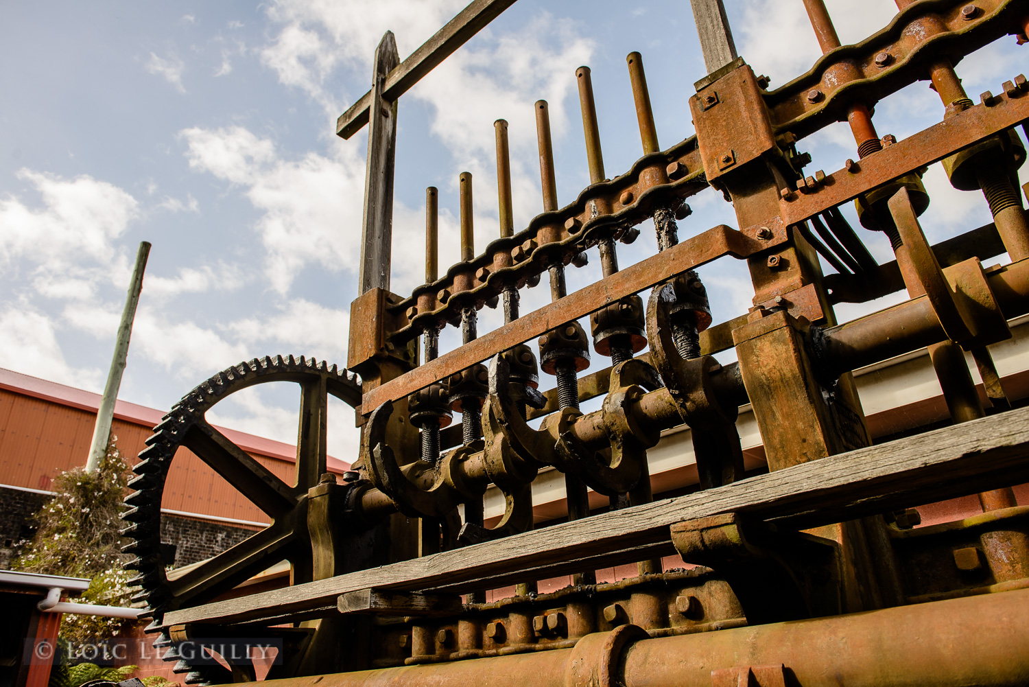 photograph of Mining artefacts at Beaconsfield