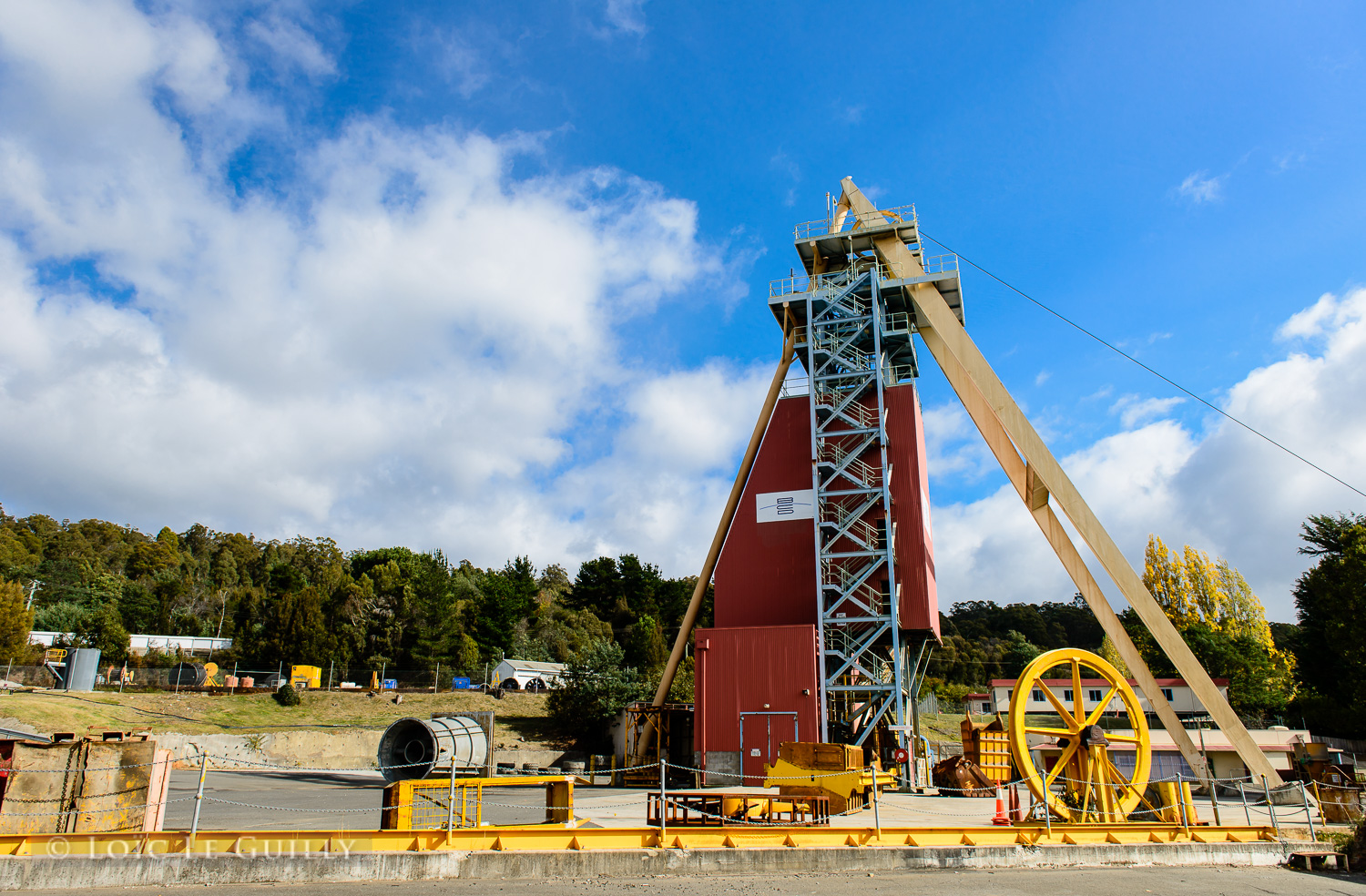 photograph of Beaconsfield gold mine