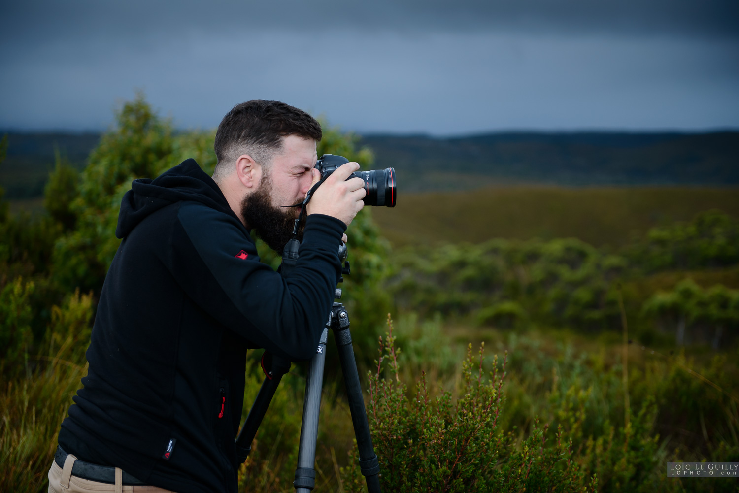 photograph of Photographer in the Tarkine