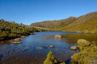 Lake Newdegate at the end of the Tarn Shelf in Mount Field.