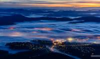 Good morning Hobart ! It was freezing on Mt Wellington this morning but ... WOW !