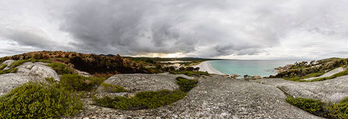 360 panorama of Bay of Fires