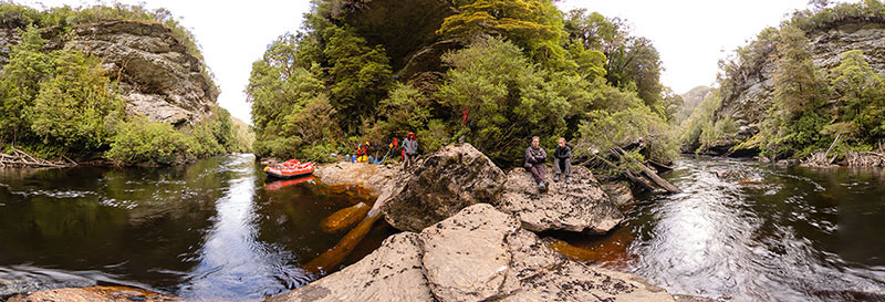 360 panorama of Franklin River 01