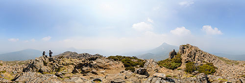 360 panorama of Hartz Peak