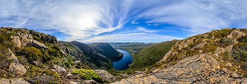 360 panorama of Lake Seal, Mount Field