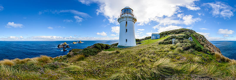 360 panorama of Maatsuyker Island lighthouse