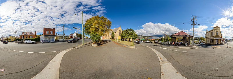 360 panorama of New Town