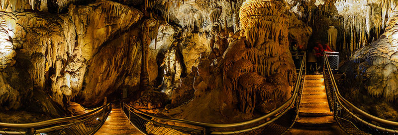 360 panorama of Newdegate Cave