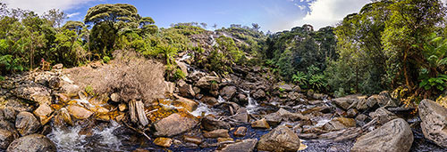 360 panorama of St Columba Falls